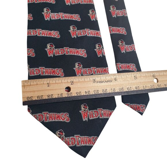 Washington Wild Things Baseball Logo Necktie Men Tie 57 Inches - Picture 3 of 5
